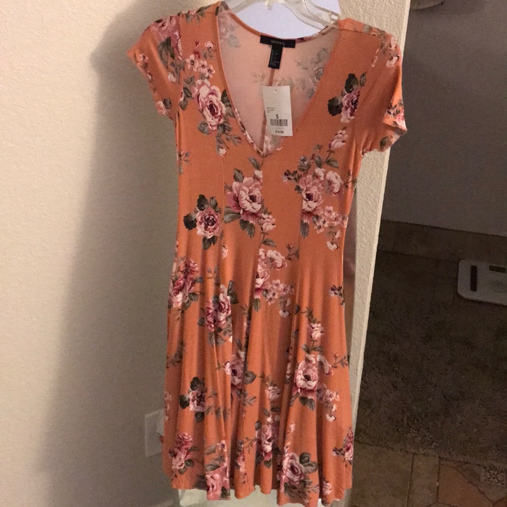 Floral dress.